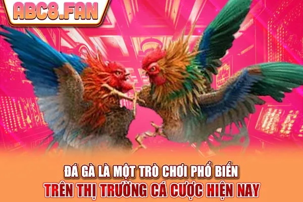 Đá gà là một trò chơi phổ biến trên thị trường cá cược hiện nay